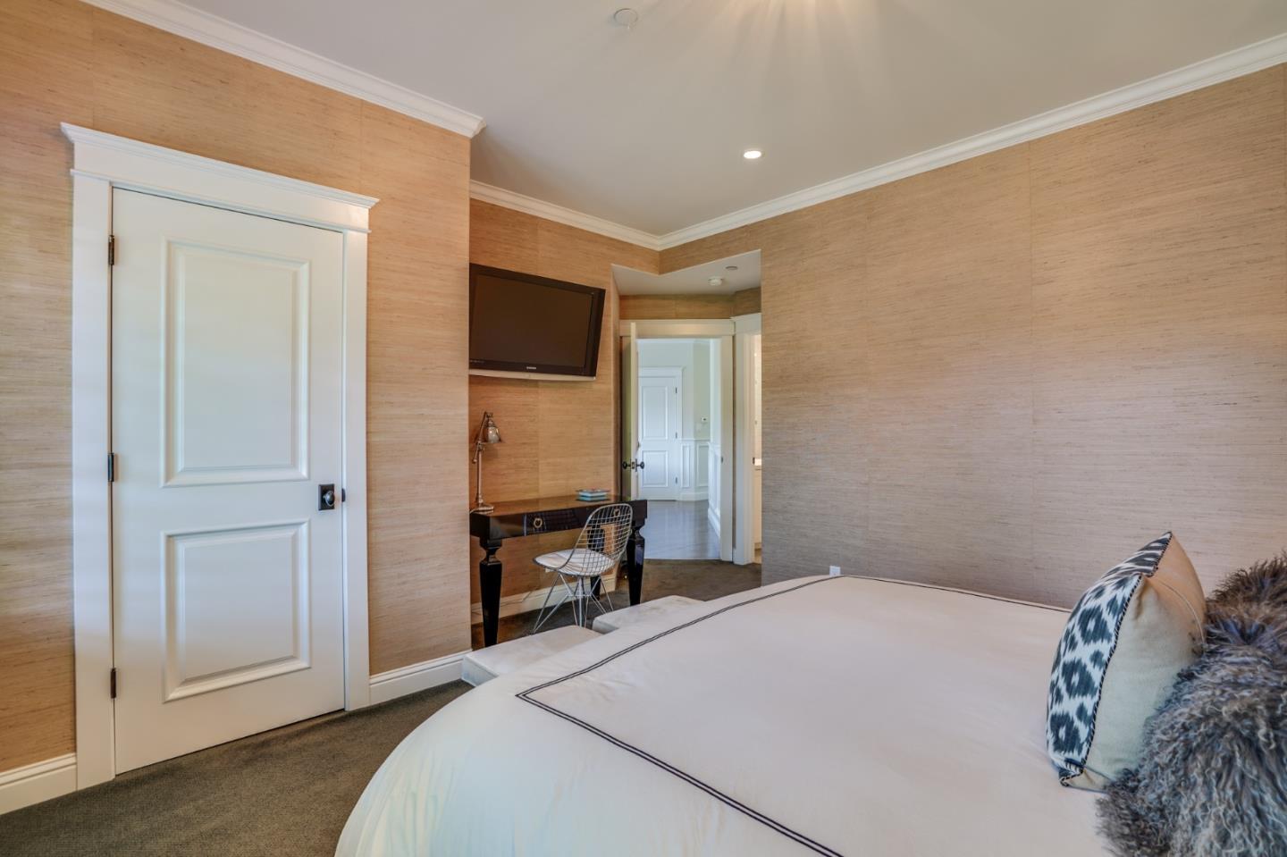 2533 Hayward Drive Burlingame, CA 94010 - Photo 29 of 47 a bedroom with a bed and a television