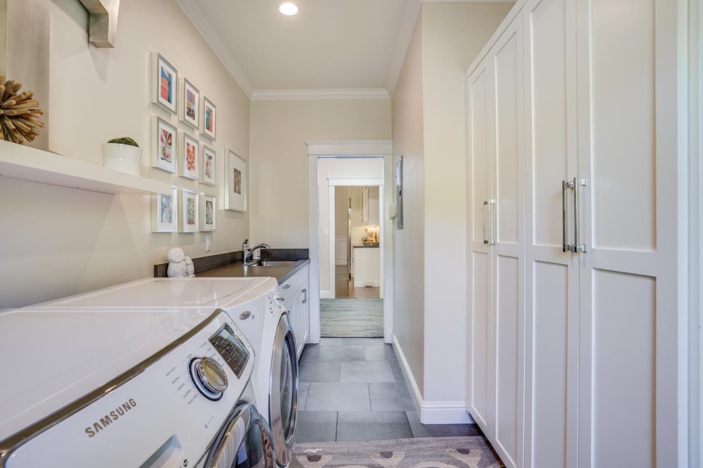 2533 Hayward Drive Burlingame, CA 94010 - Photo 39 of 47 a view of a storage & utility room with a sink