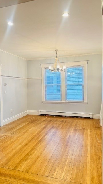 218 Wachusett Street, Unit 1 Boston, MA 02130 - Photo 15 of 21 a view of empty room with wooden floor