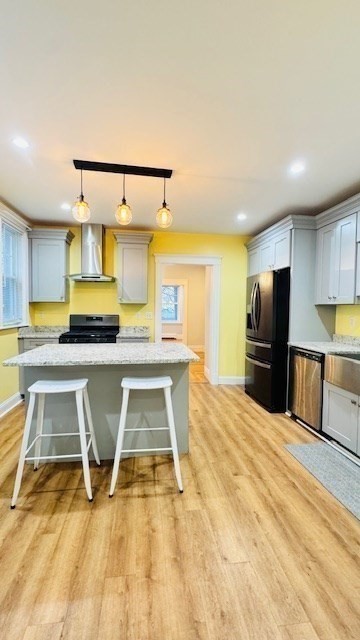 218 Wachusett Street, Unit 1 Boston, MA 02130 - Photo 7 of 21 a view of kitchen with breakfast area