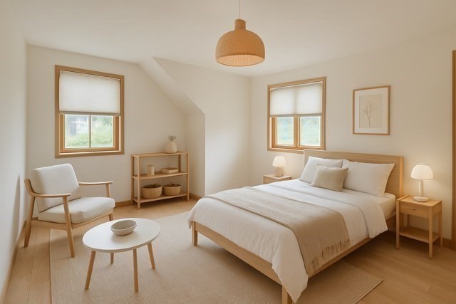 30 Landy Avenue Northampton, MA 01062 - Photo 17 of 40 a bedroom with a bed and a chair