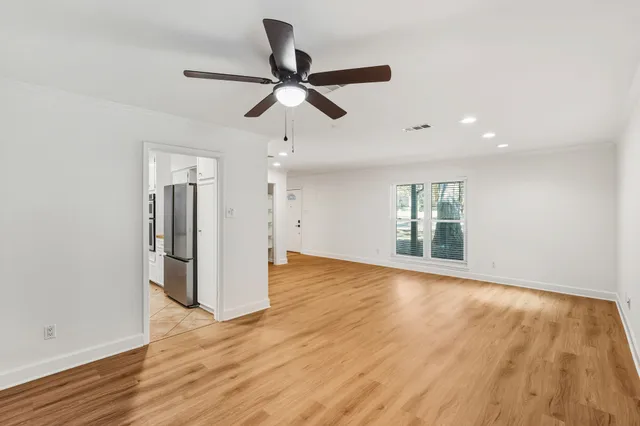 wooden floor in an empty room