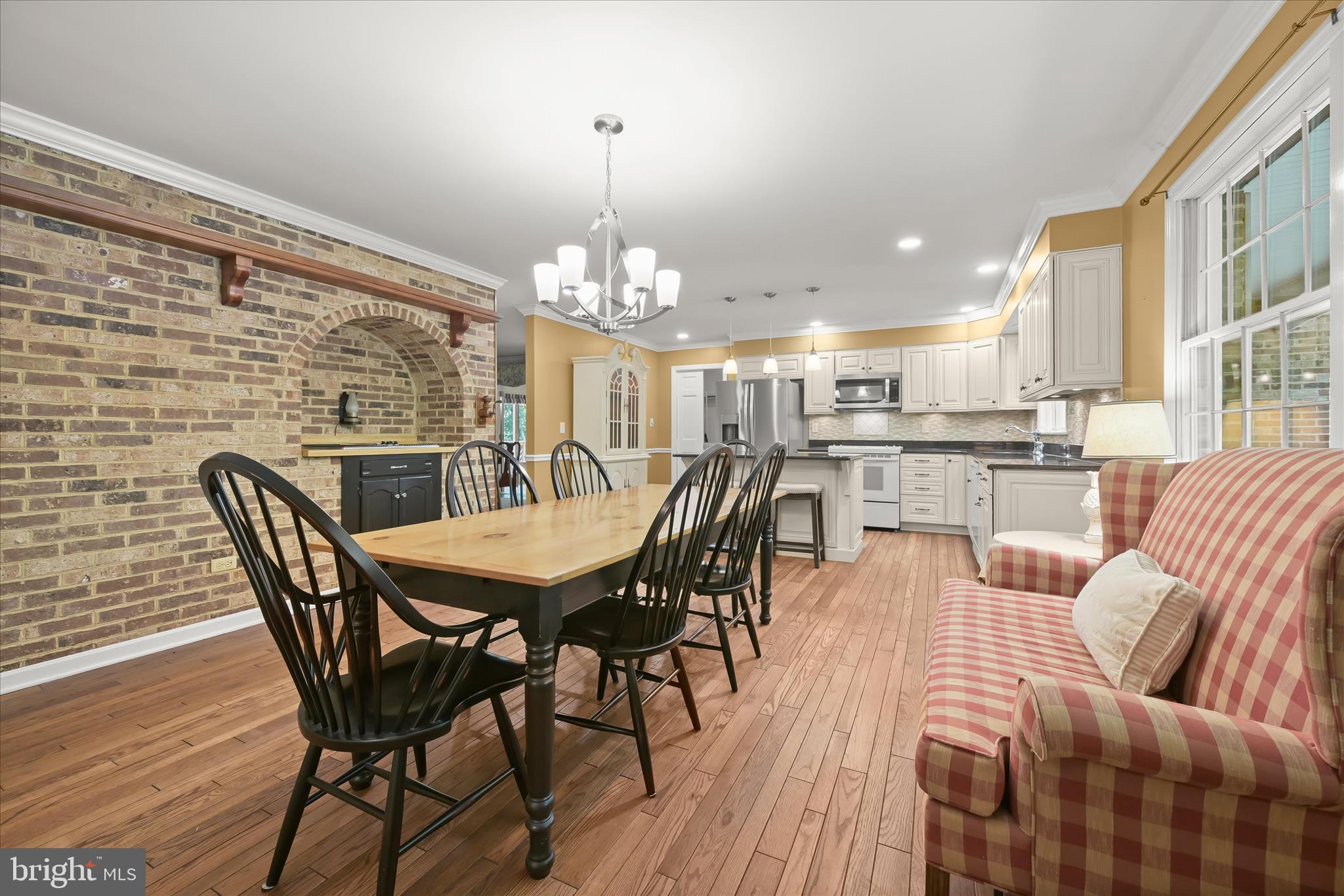 3391 Salem Bottom Road Westminster, MD 21157 - Photo 6 of 82 Brick Accent Wall - Hardwood Floors