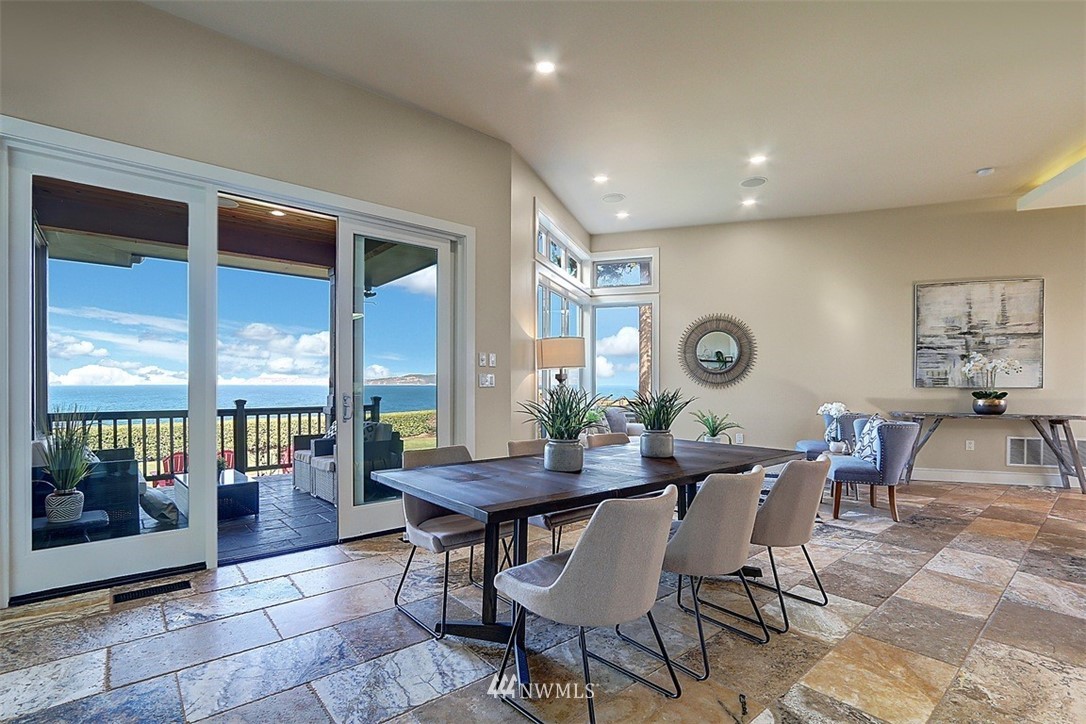 16912 Talbot Road Edmonds, WA 98026 - Photo 11 of 40 a view of a dining room with furniture window and outside view