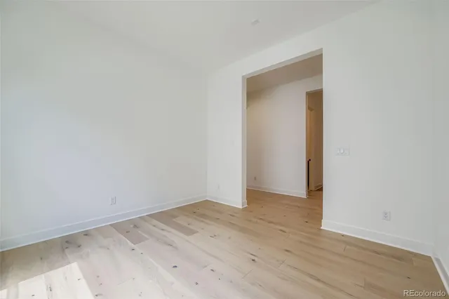 a view of an empty room