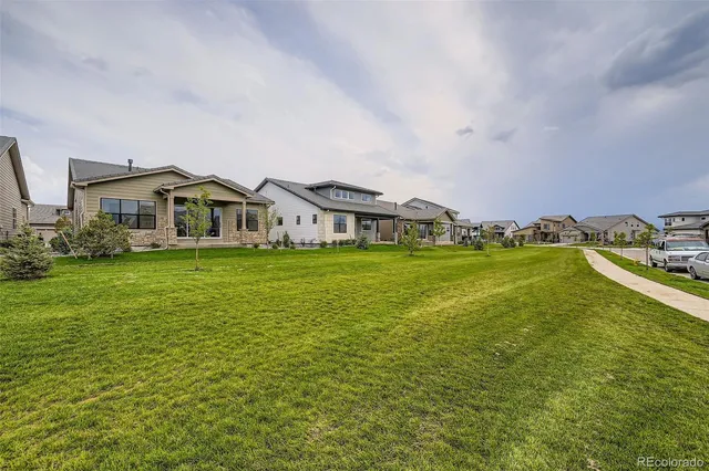 a view of outdoor space yard and lake view
