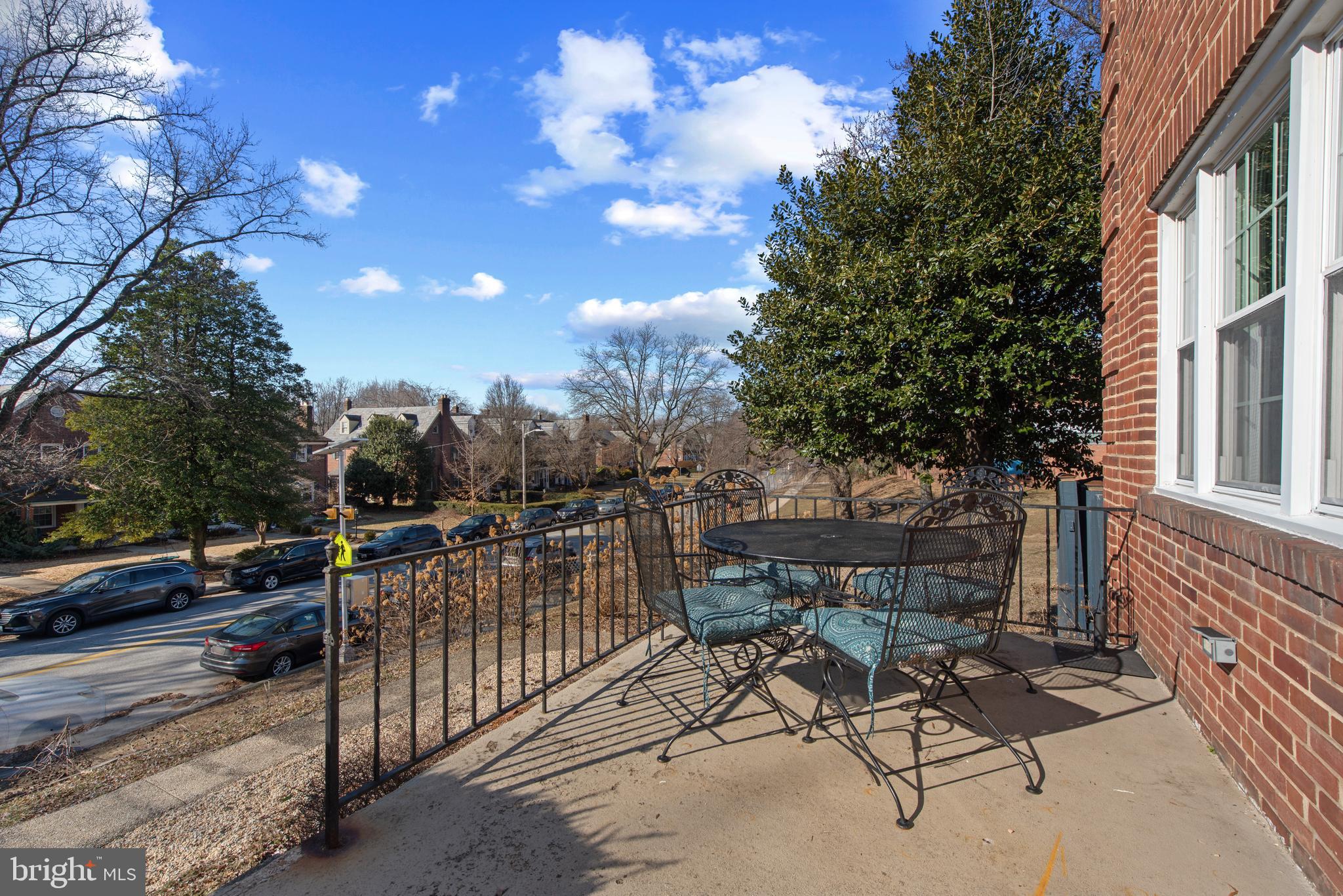 330 Dumbarton Road Baltimore, MD 21212 - Photo 28 of 29 a view of a patio with chairs and a table