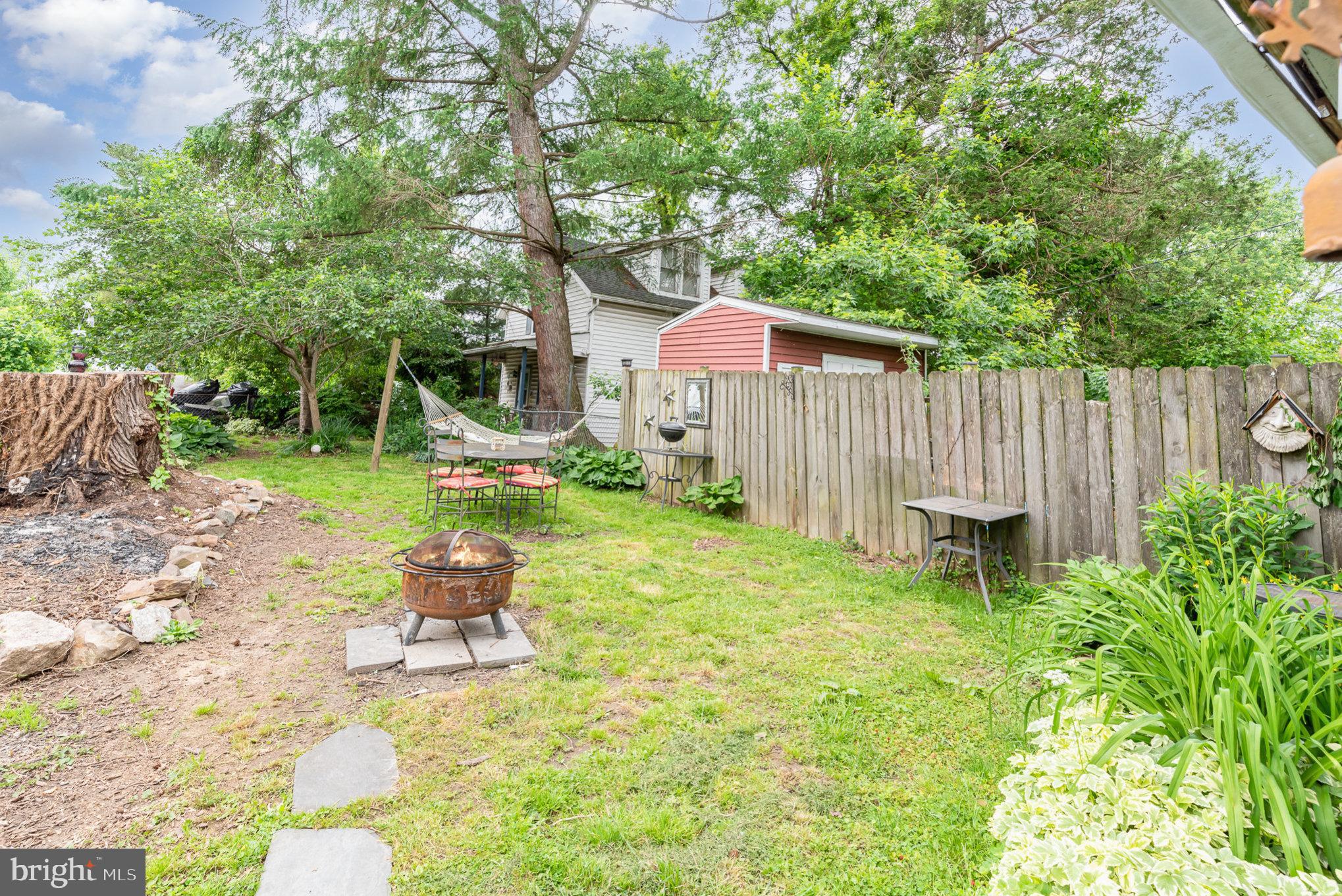 135 Lucknow Road Harrisburg, PA 17110 - Photo 26 of 27 a backyard of a house with table and chairs