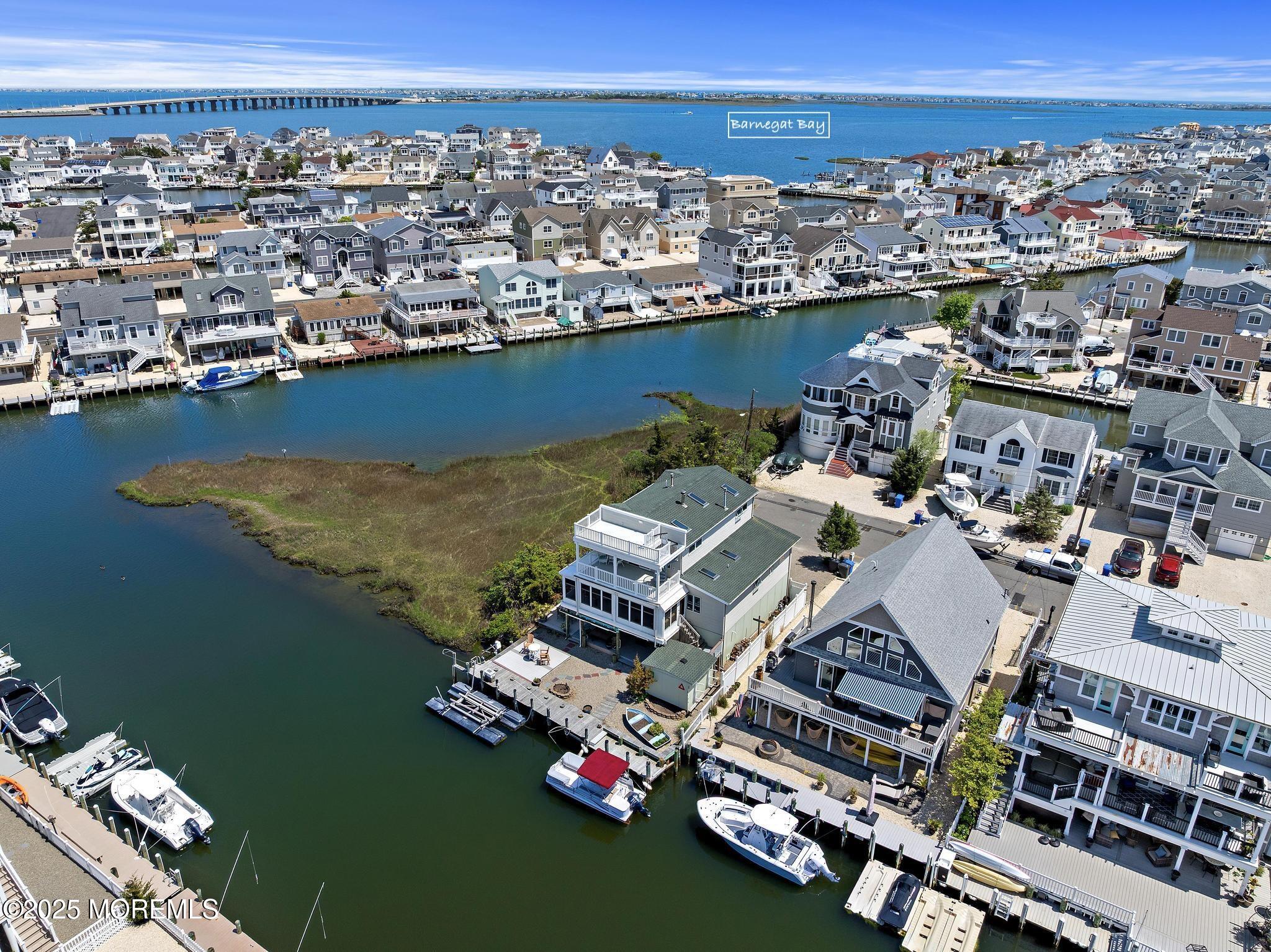68 Patrick Drive Beach Haven West, NJ 08050 - Photo 15 of 16 an aerial view of a city with ocean view