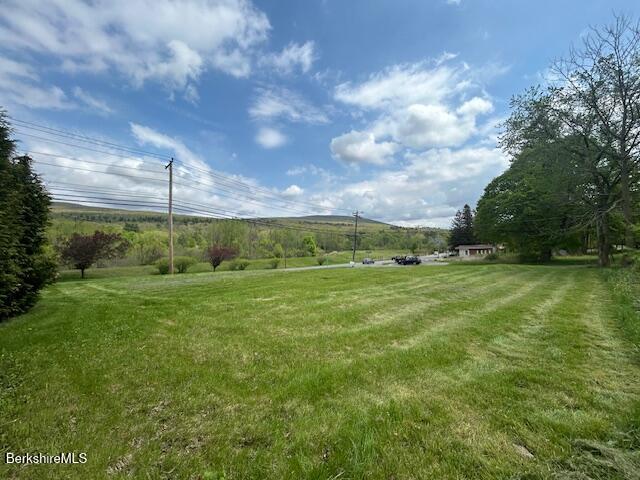 a view of a green field