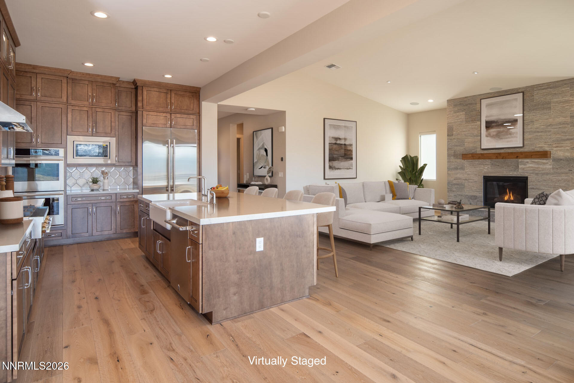 2241 Cold Creek Trail Reno, NV 89523 - Photo 16 of 40 a living room with furniture and a fireplace