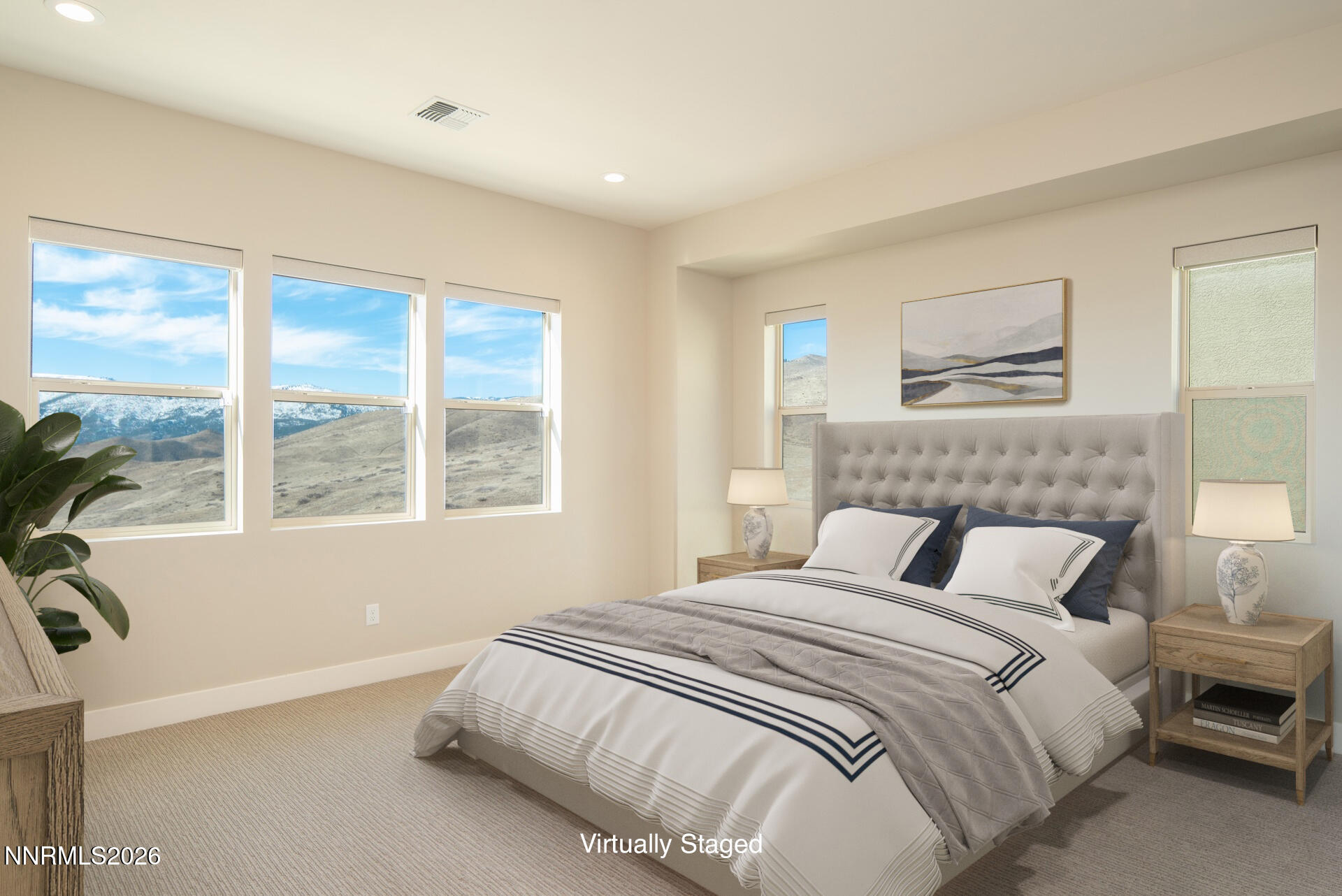 2241 Cold Creek Trail Reno, NV 89523 - Photo 17 of 40 a bedroom with a large bed and a window