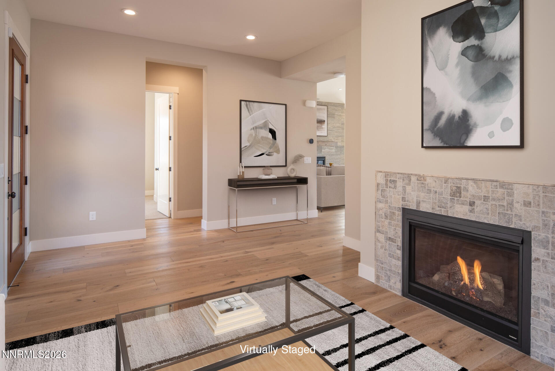 2241 Cold Creek Trail Reno, NV 89523 - Photo 9 of 40 a living room with furniture and a fireplace