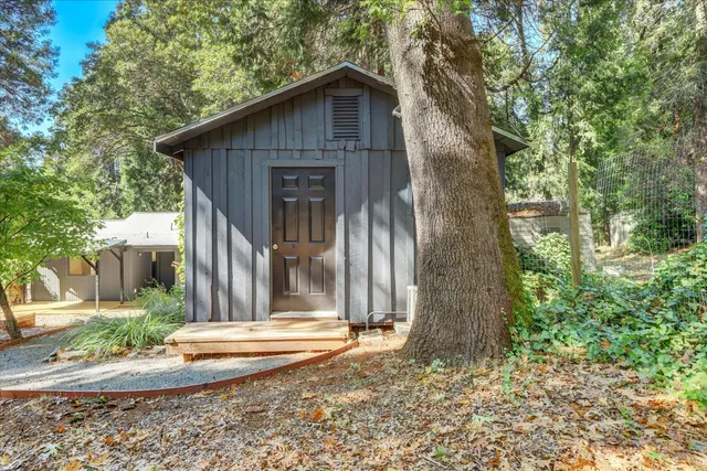 a view of front door