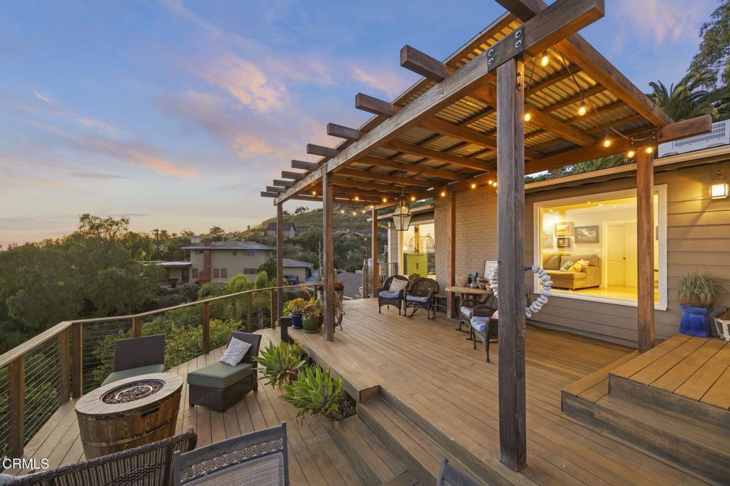 559 North Loop Drive Camarillo, CA 93010 - Photo 16 of 76 a view of a balcony with chairs and wooden floor