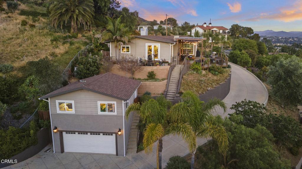 559 North Loop Drive Camarillo, CA 93010 - Photo 52 of 76 aerial view of a house with a yard and large tree