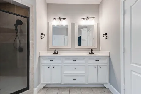 a close view of closet