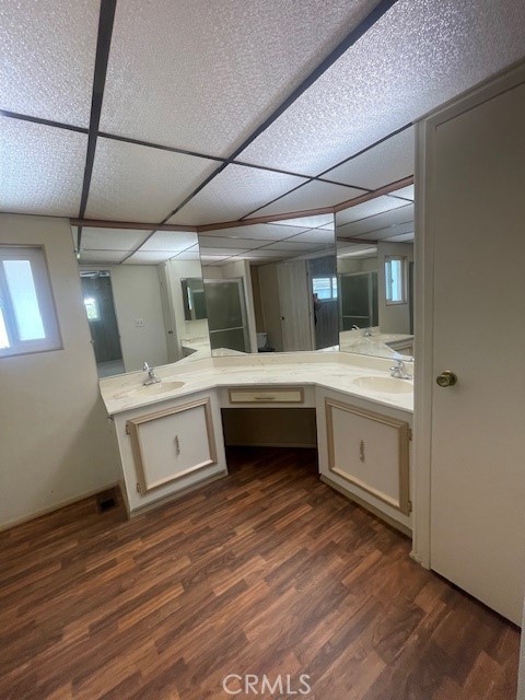 2230 Lake Park Drive, Unit 113 San Jacinto, CA 92583 - Photo 21 of 25 a bathroom with a double vanity sink and mirror