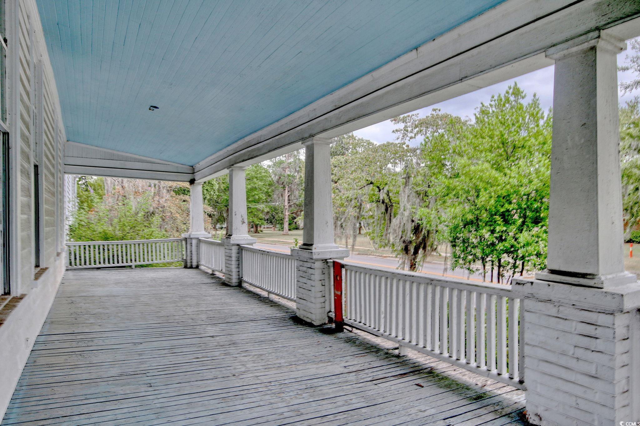 100 Northeast Ct Street Marion, SC 29571 - Photo 5 of 40 View of wooden porch