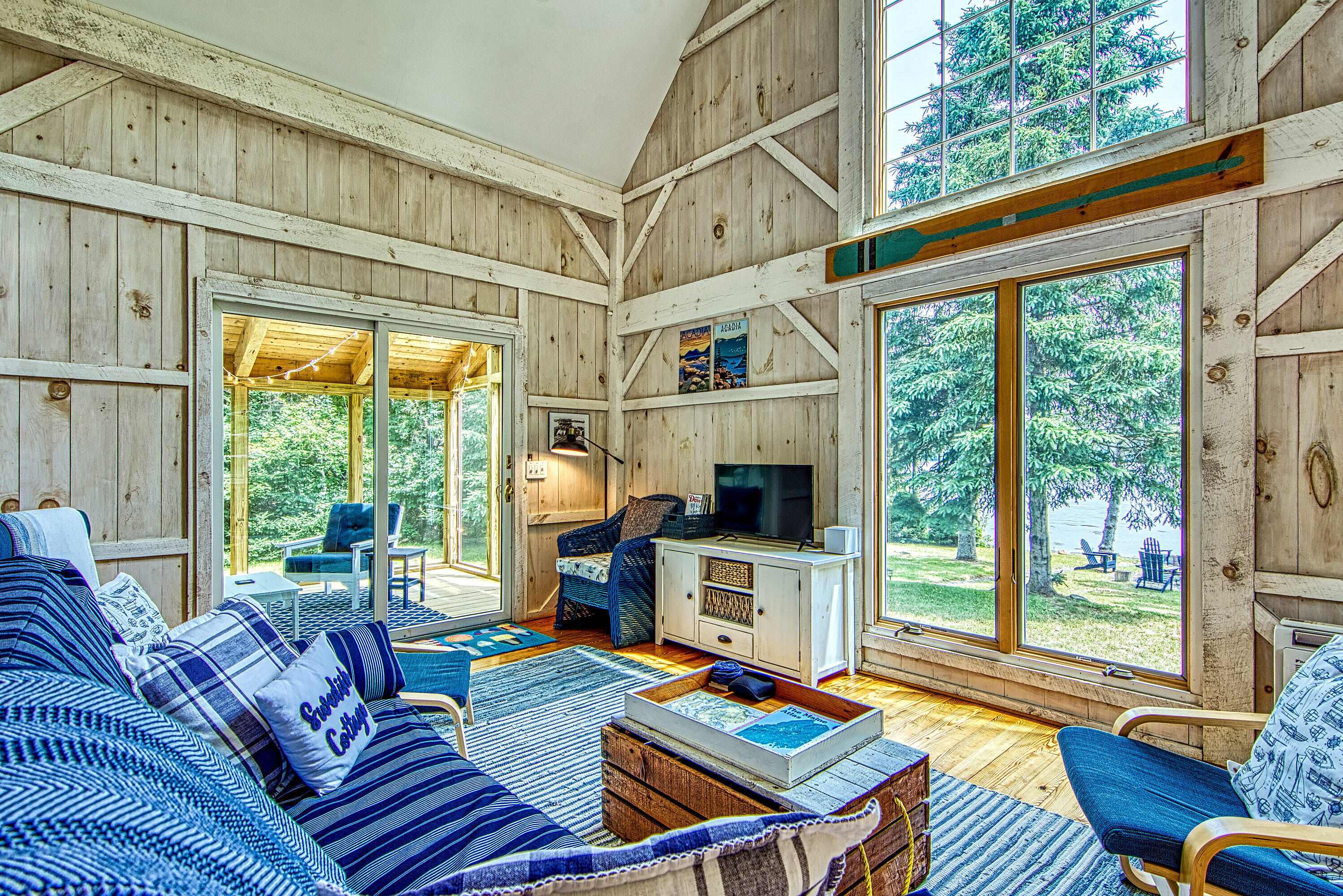 134 Redding Road Gouldsboro, ME 04607 - Photo 5 of 47 134 Redding Swedish living room view