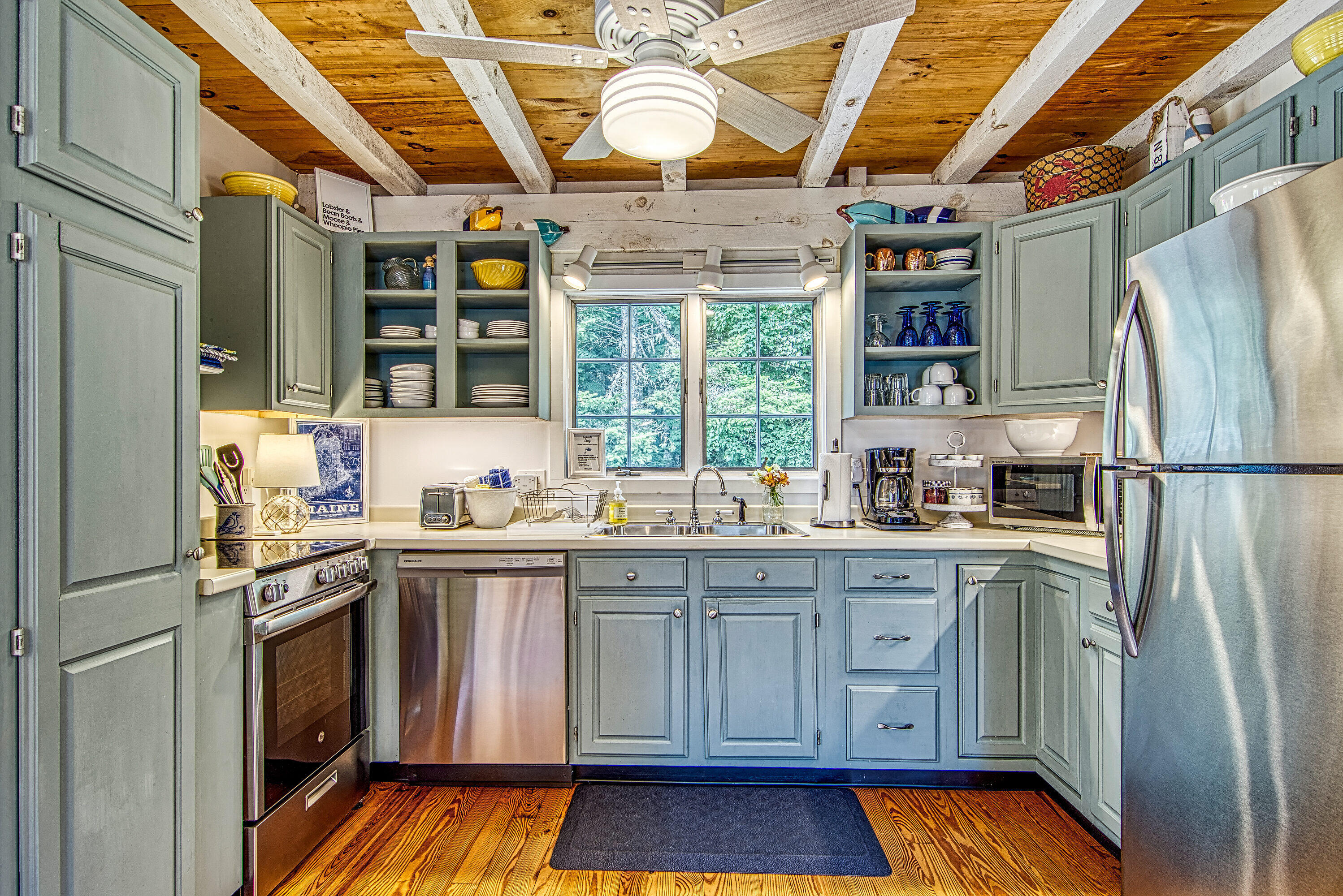 134 Redding Road Gouldsboro, ME 04607 - Photo 9 of 47 134 Redding Swedish kitchen 2