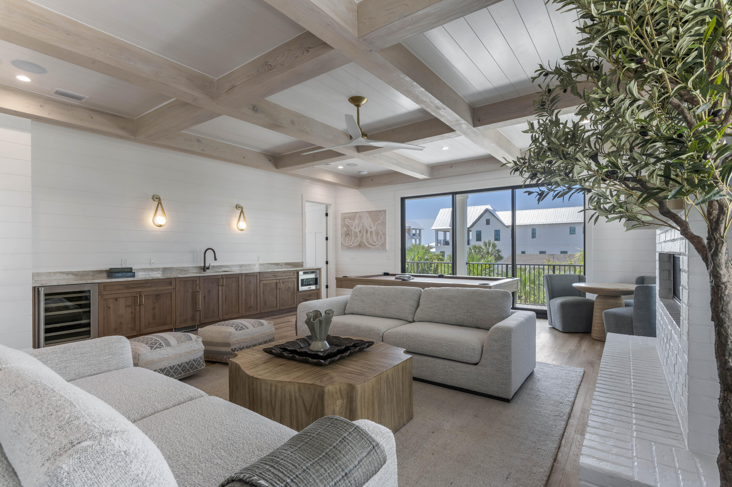 140 South Wall Street Inlet Beach, FL 32461 - Photo 44 of 82 a living room with furniture and a large window