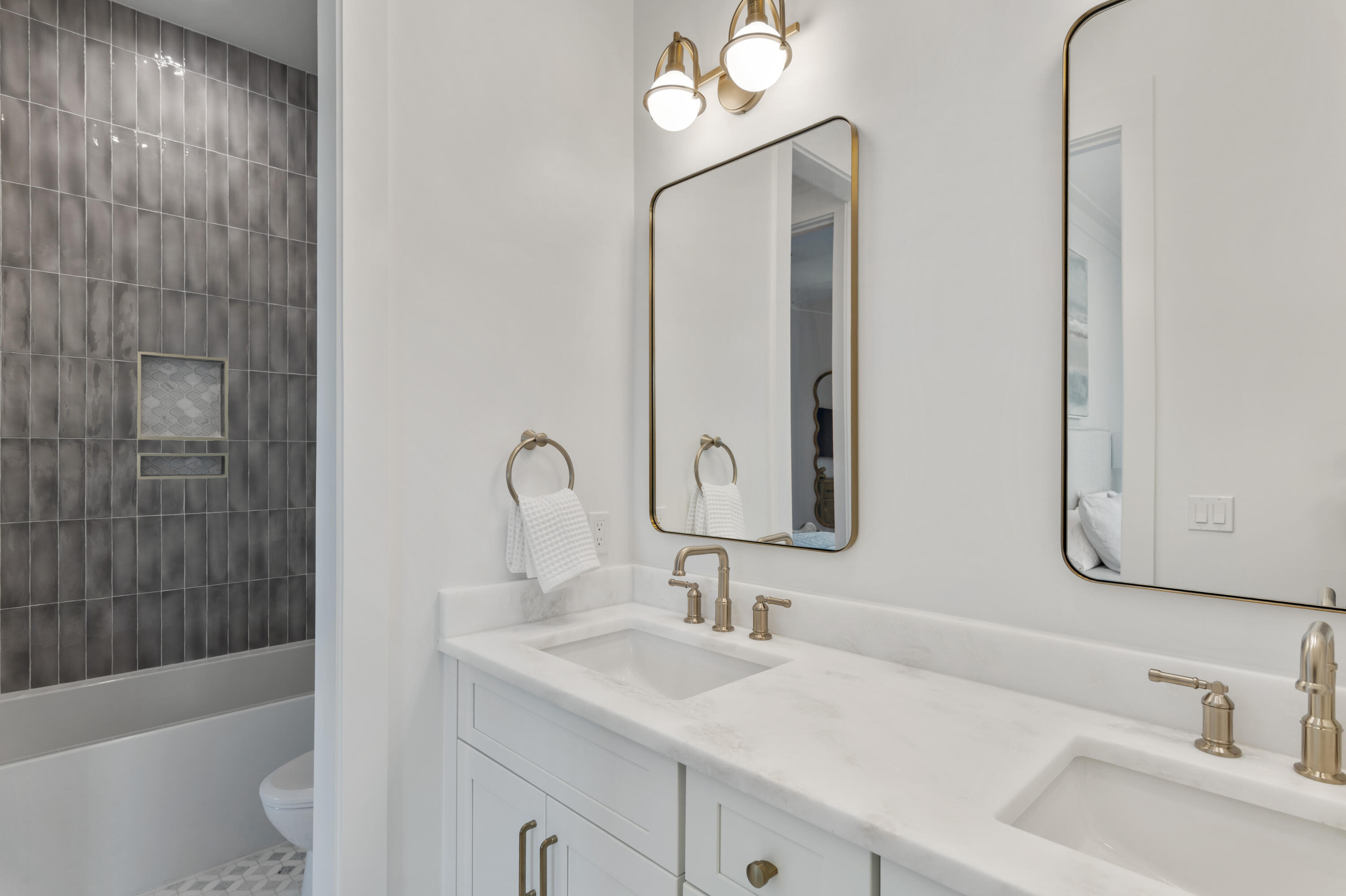 140 South Wall Street Inlet Beach, FL 32461 - Photo 59 of 82 a bathroom with a sink and a mirror