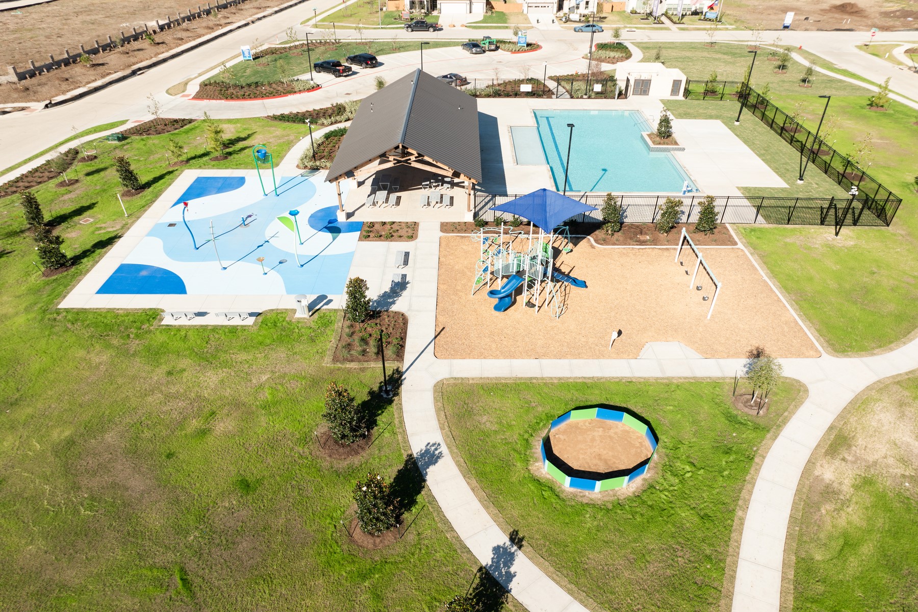 8946 Ice Quartz Drive Iowa Colony, TX 77583 - Photo 13 of 15 an aerial view of a swimming pool