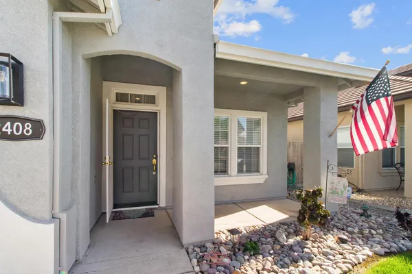 a view of a house with a door