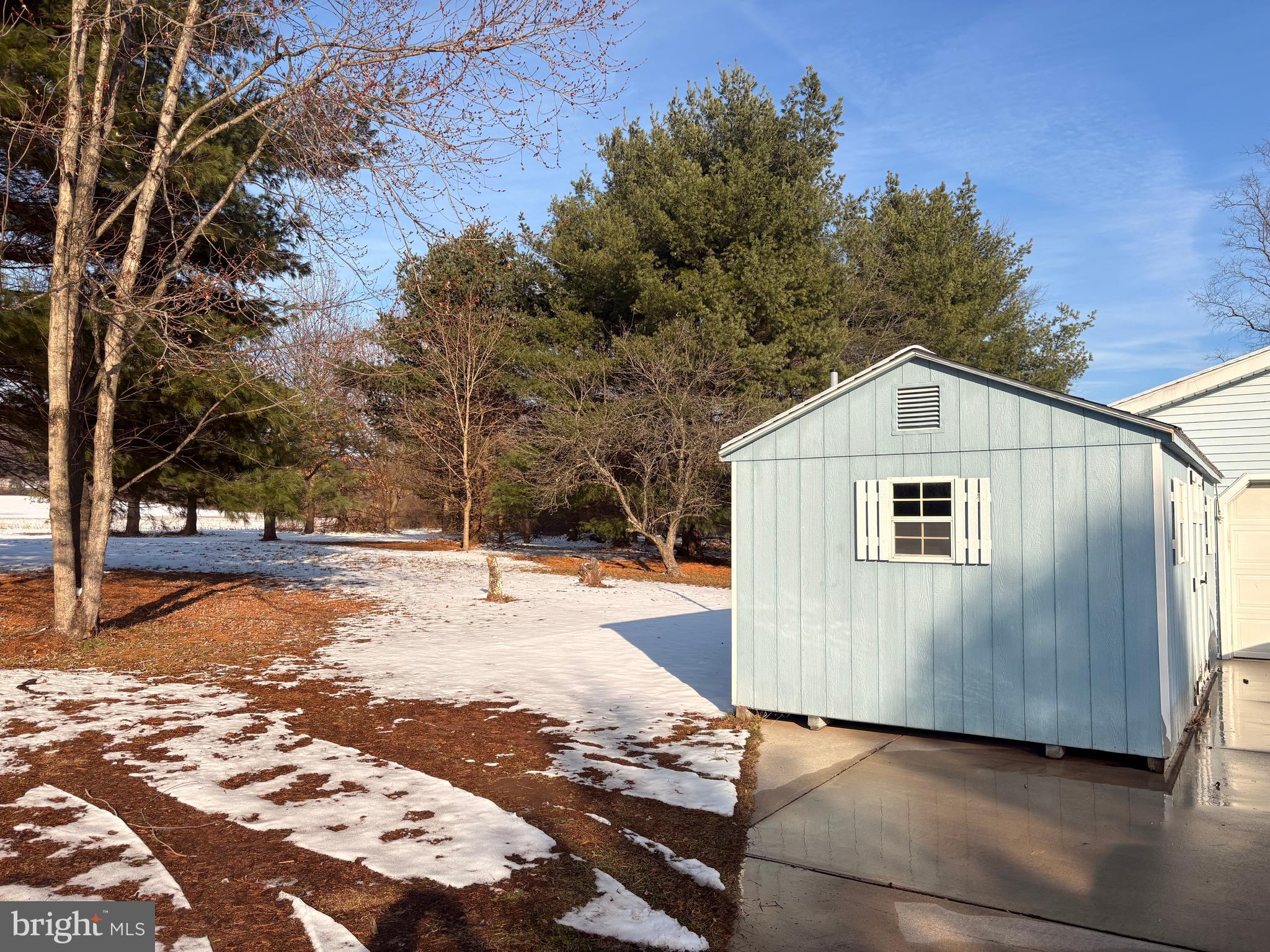 3189 Powells Valley Road Halifax, PA 17032 - Photo 35 of 44 a view of a backyard of snow