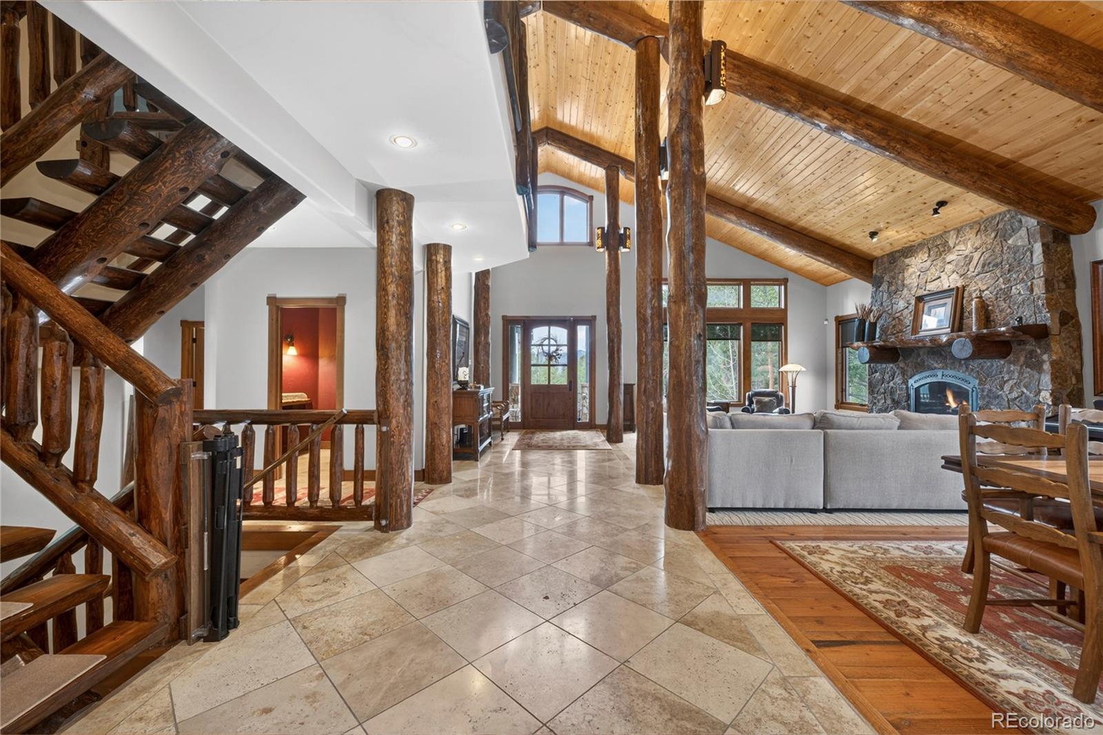 148 County Road Tabernash, CO 80478 - Photo 31 of 45 a view of a lobby with furniture and staircase