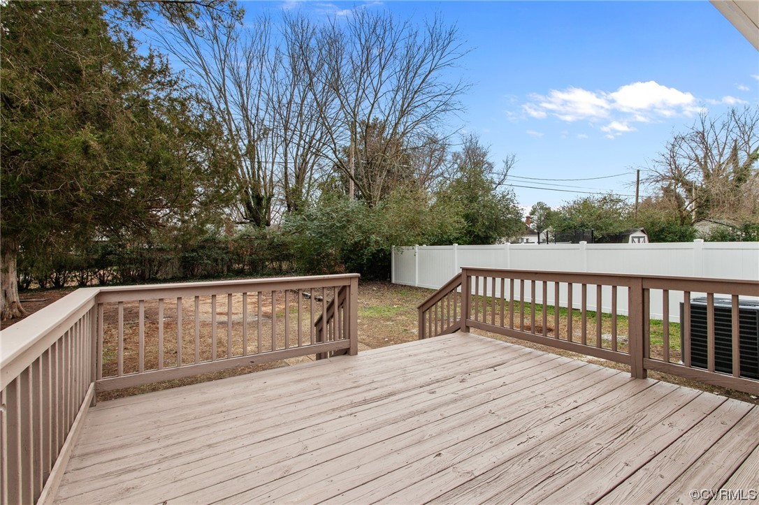 2217 Bailey Drive Henrico, VA 23231 - Photo 24 of 25 a view of deck with wooden floor and fence