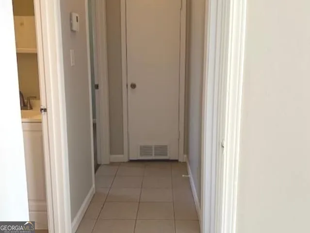 a view of closet area