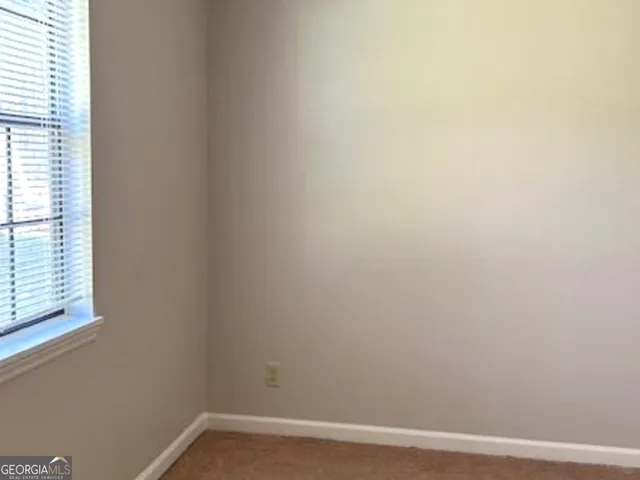 a view of a small space with window