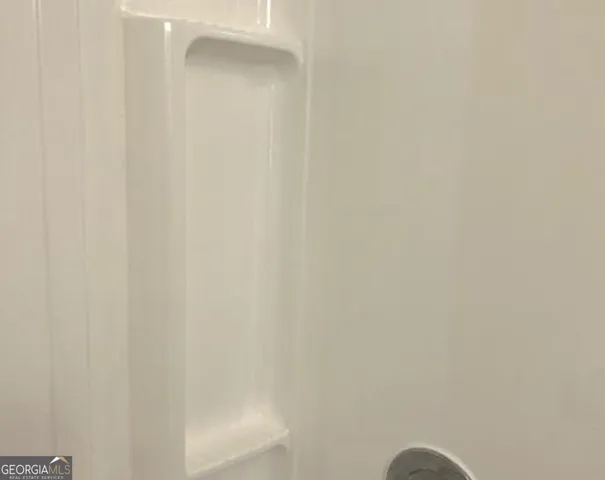 a close up view of a shower