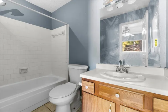 a bathroom with a sink toilet and a bathtub