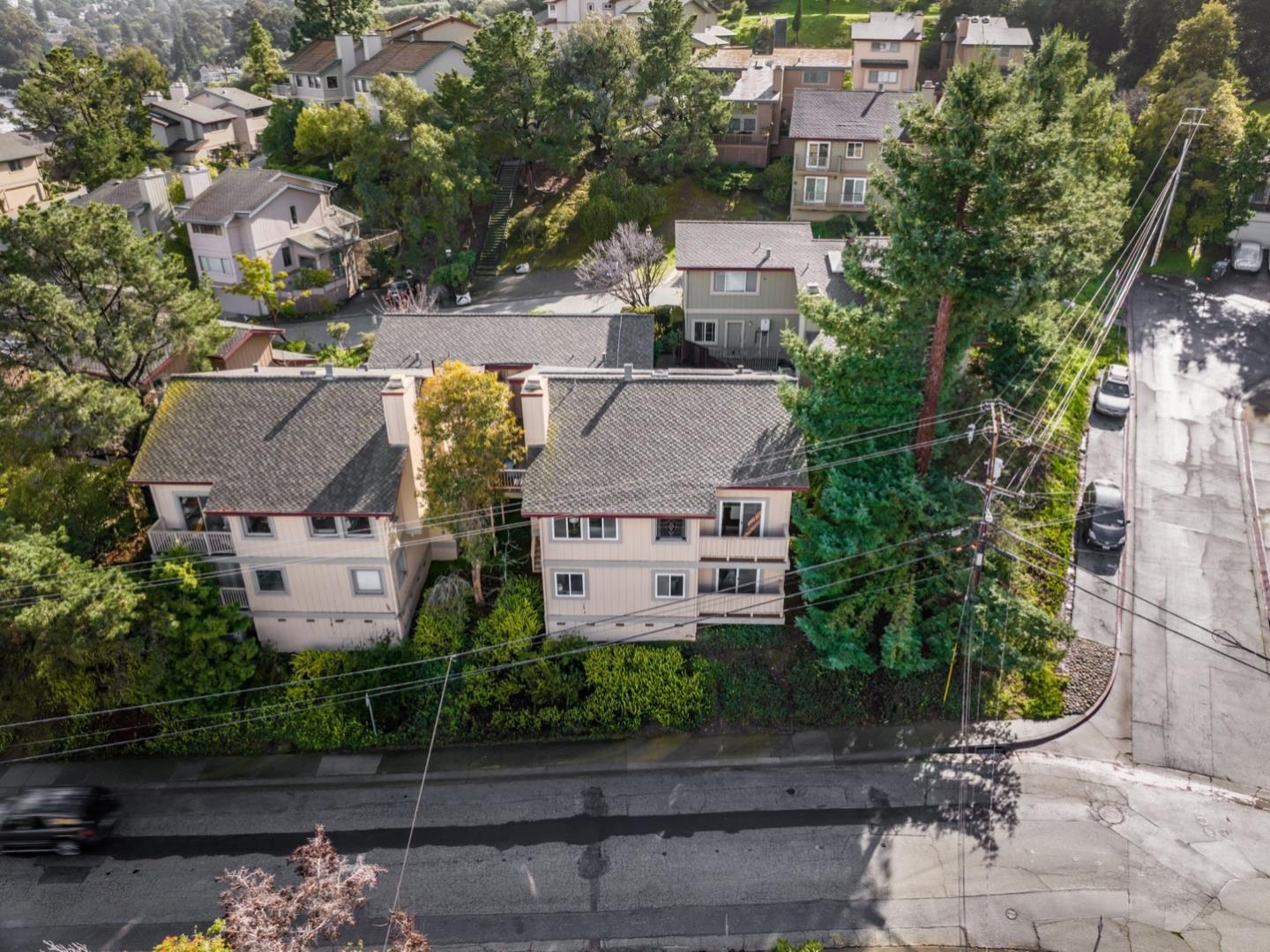 28 Cobblestone Lane Belmont, CA 94002 - Photo 43 of 45 an aerial view of a house