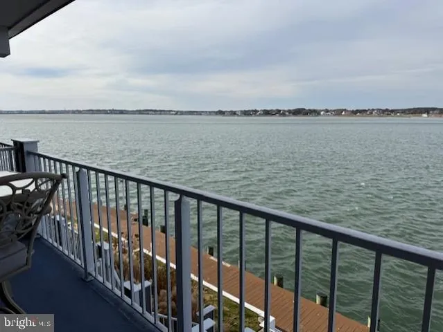 a balcony with outdoor space
