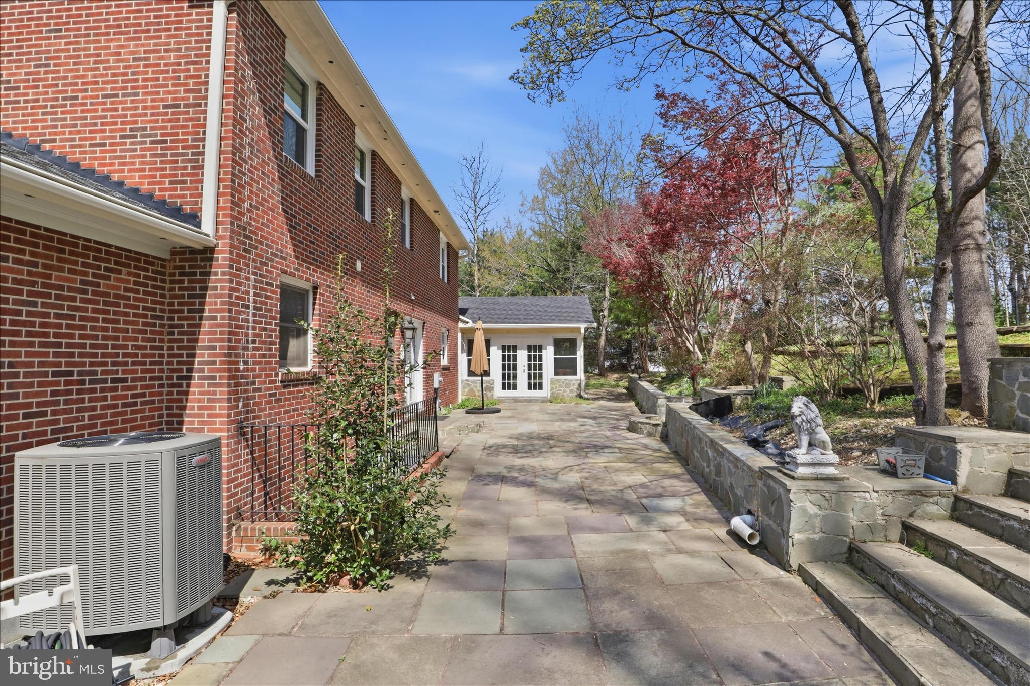 7501 Evans Ford Road Clifton, VA 20124 - Photo 40 of 74 Stone patio with built-in fireplace
