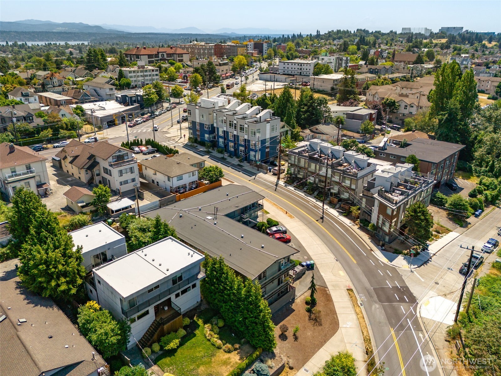 2350 Beacon Avenue South Seattle, WA 98144 - Photo 8 of 23 an aerial view of a city with lots of residential buildings