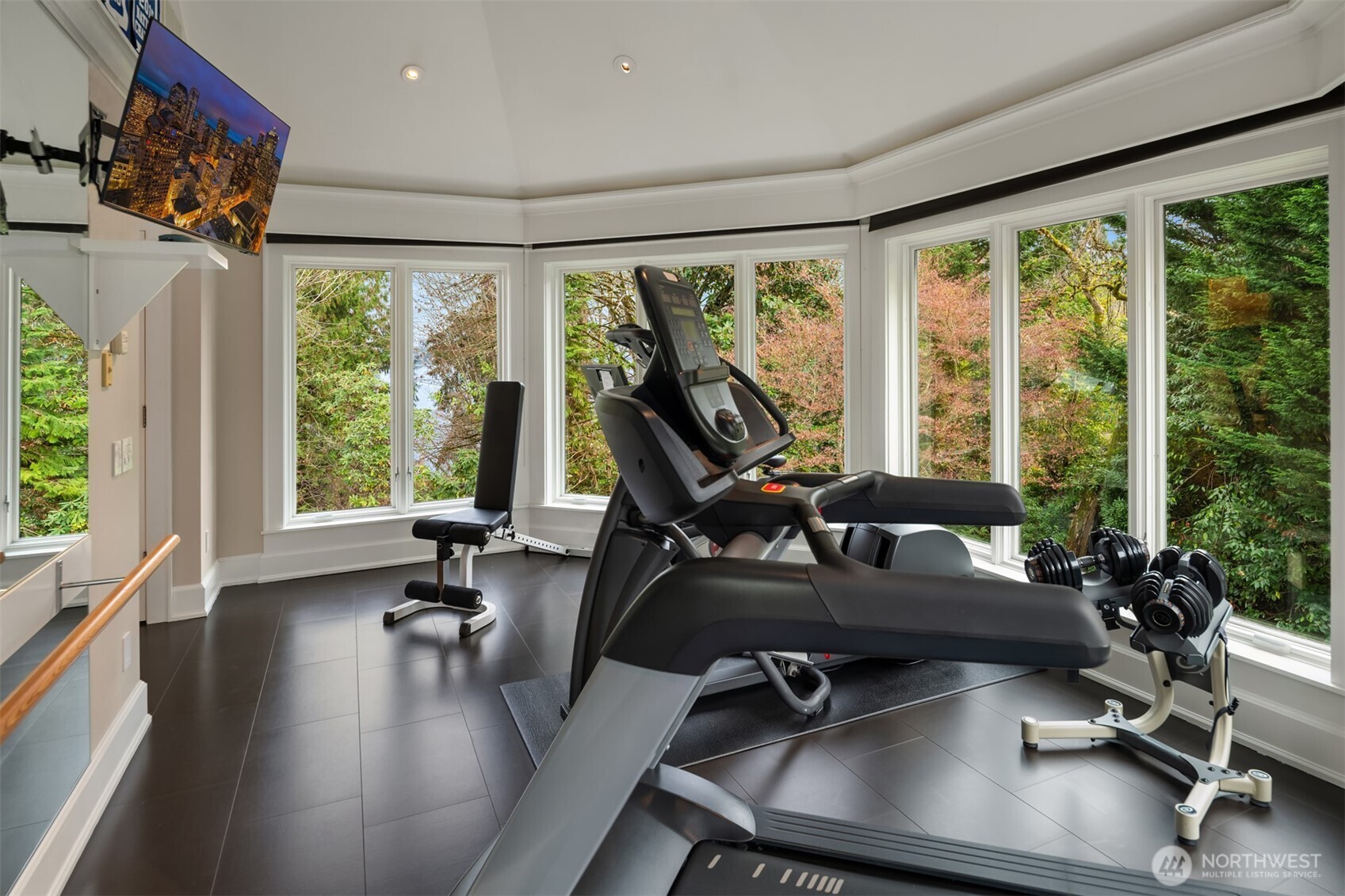 3814 East John Street Seattle, WA 98112 - Photo 19 of 28 a view of a room with gym equipment