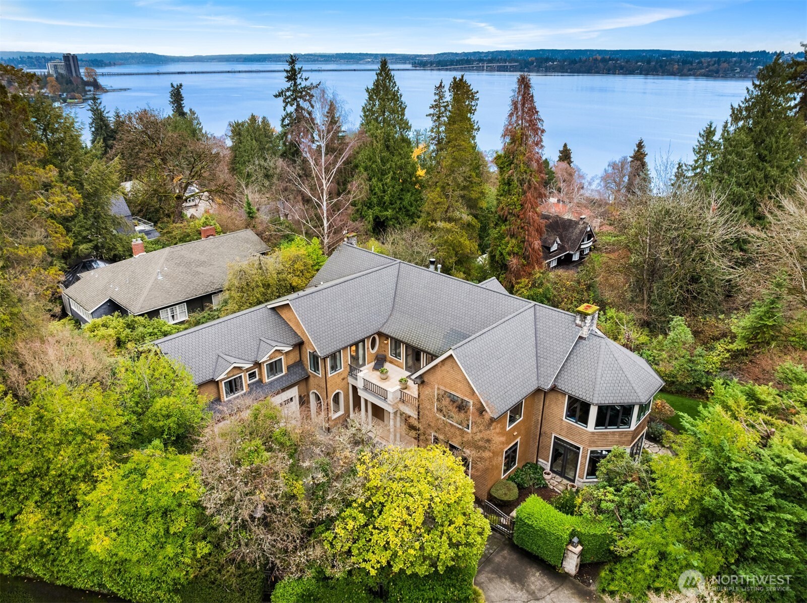 3814 East John Street Seattle, WA 98112 - Photo 28 of 28 an aerial view of a house with garden space and trees