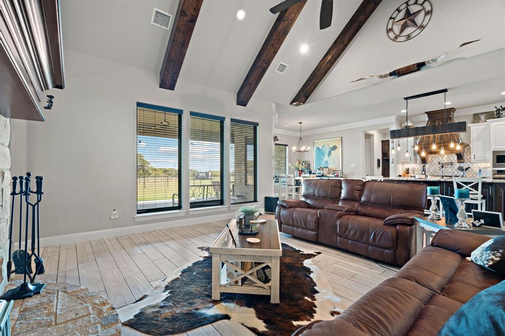 3032 Perkins Weatherford, TX 76088 - Photo 12 of 40 a living room with furniture and a large window