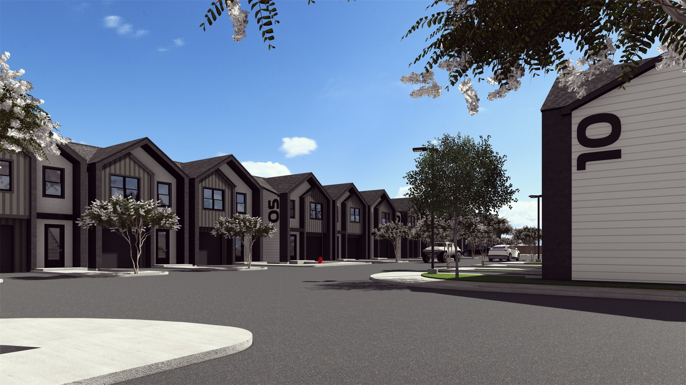 81 Northpoint Drive, Unit ABCD Houston, TX 77060 - Photo 3 of 9 a view of a street with brick building in front of it