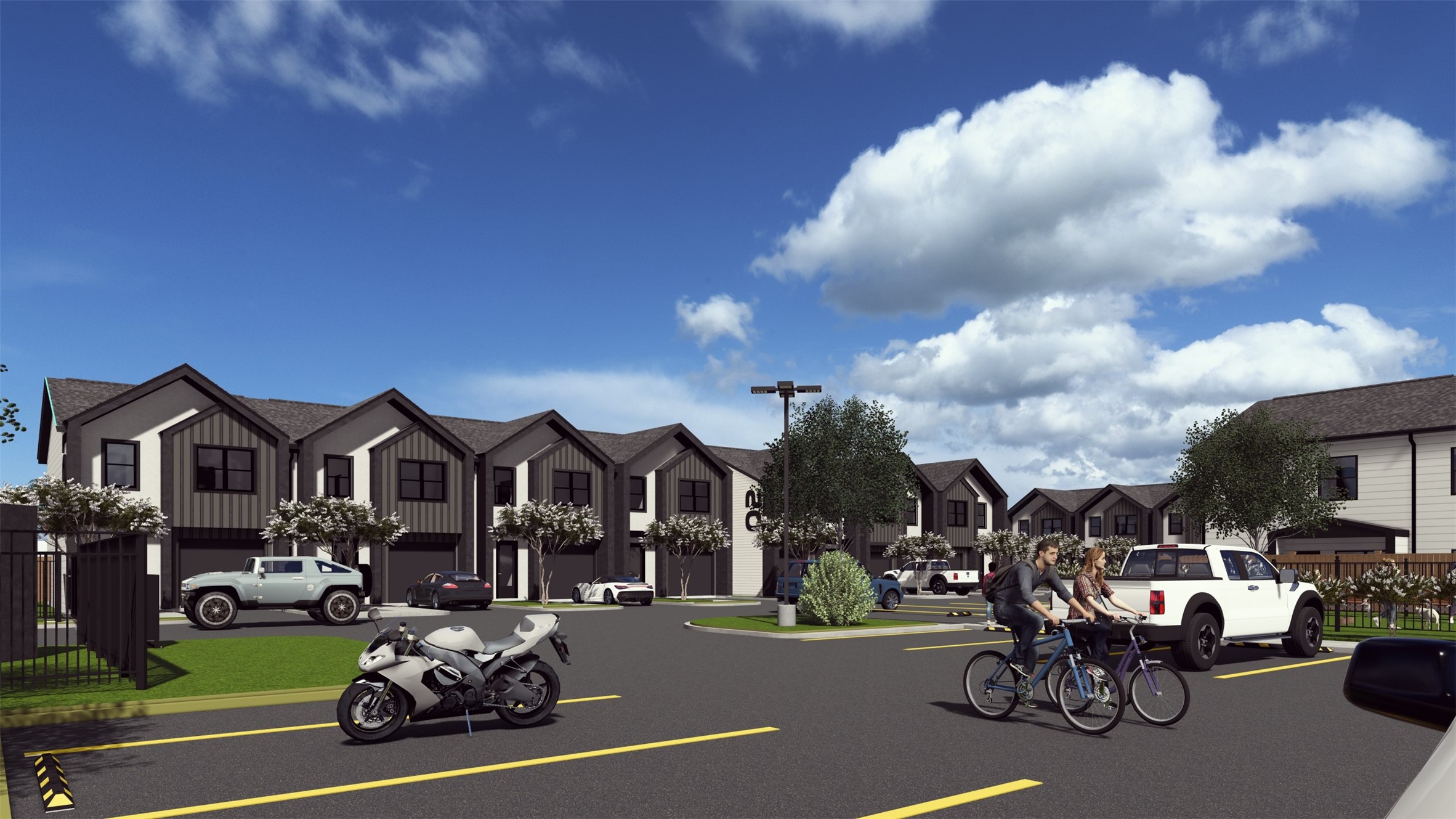 81 Northpoint Drive, Unit ABCD Houston, TX 77060 - Photo 5 of 9 a view of a parked cars in front of house