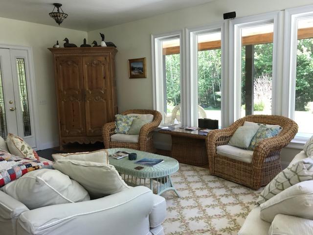 91 Ripples Road Mount Desert, ME 04660 - Photo 4 of 24 Living room facing porch & gardens.