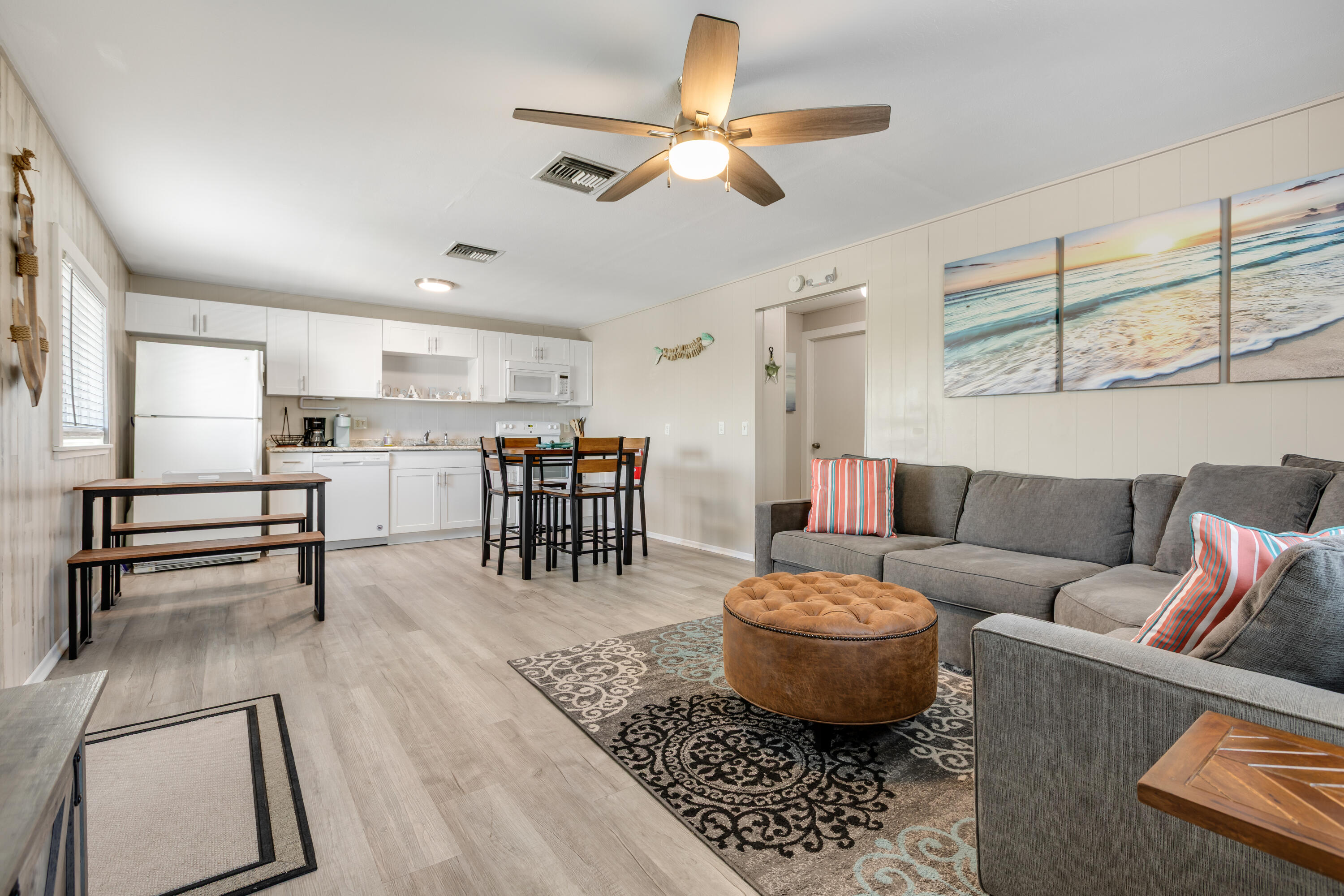 280-290 3rd Street Key Colony Beach, FL 33051 - Photo 3 of 28 a living room with furniture and kitchen view