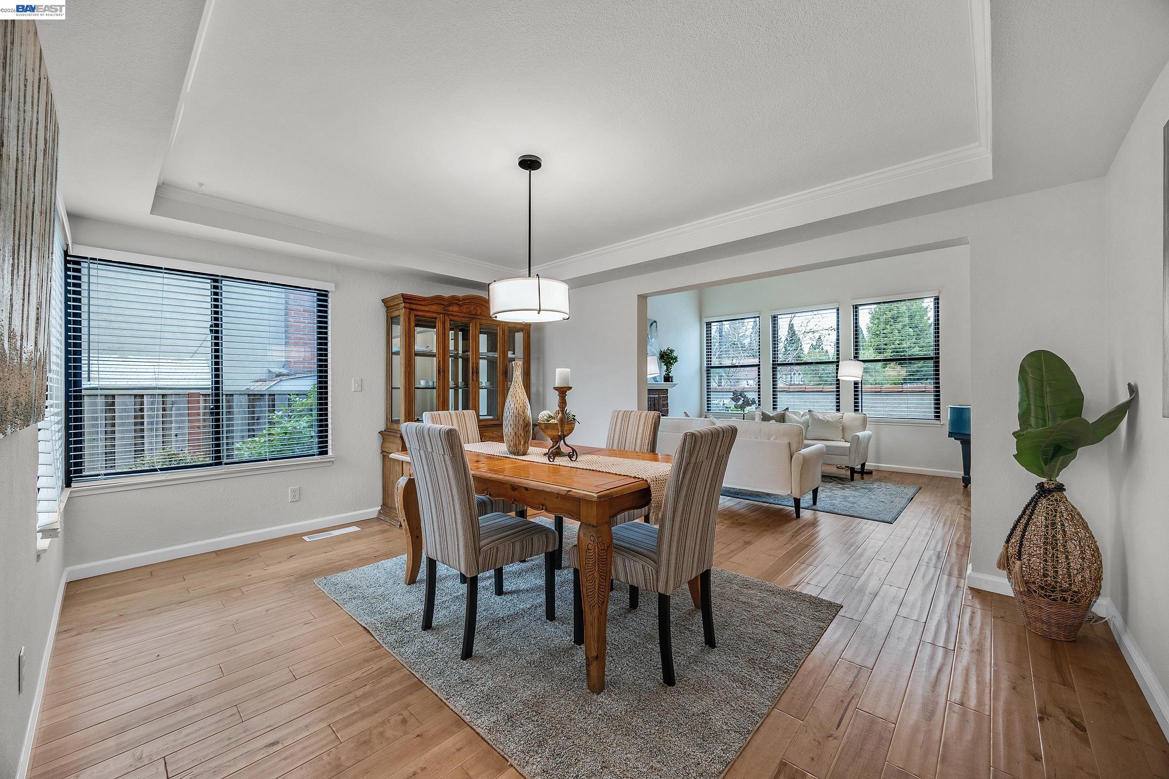 3020 Ascot Drive San Ramon, CA 94583 - Photo 12 of 45 a view of a dining room with furniture window and wooden floor