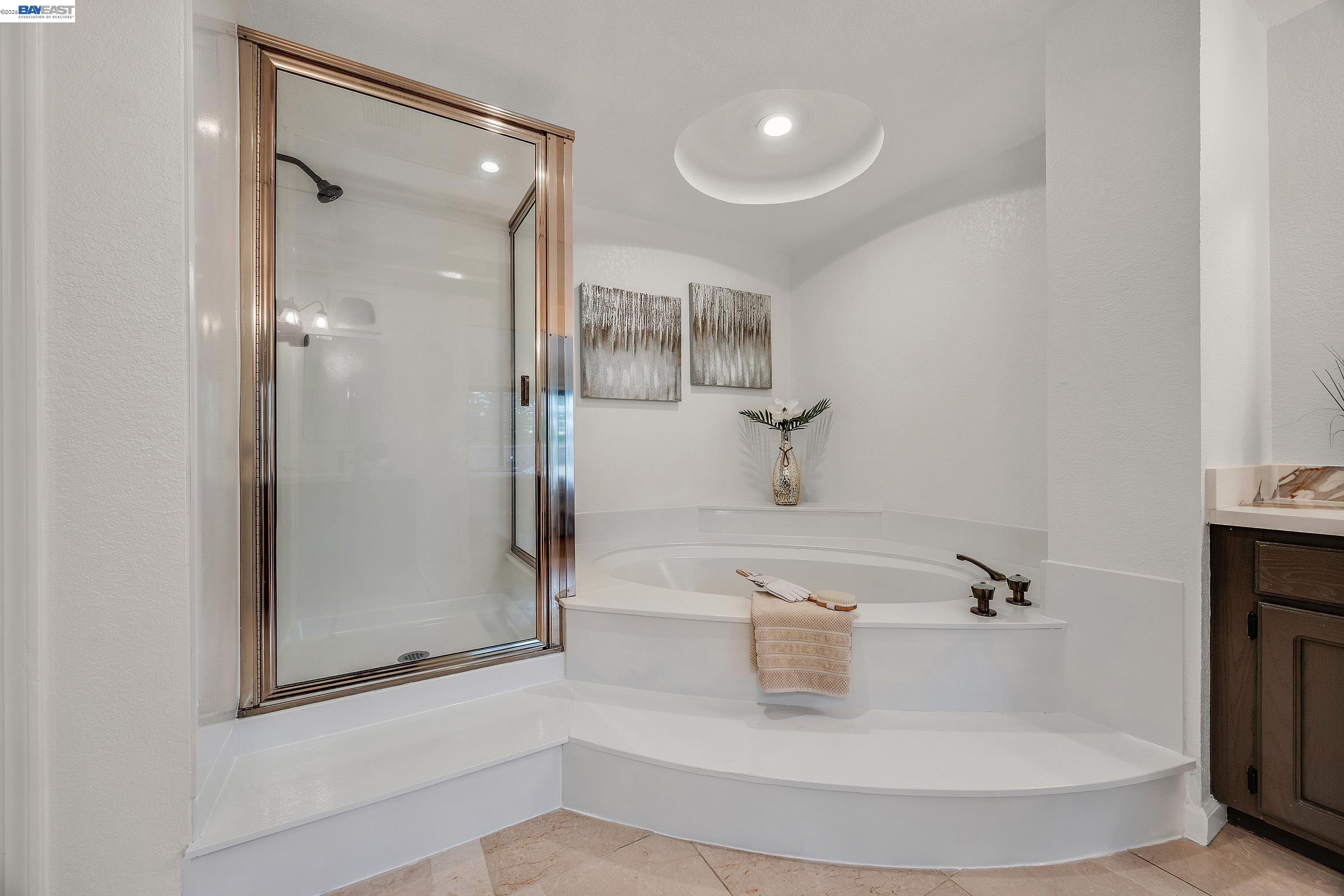 3020 Ascot Drive San Ramon, CA 94583 - Photo 26 of 45 a bathroom with a bathtub and a shower