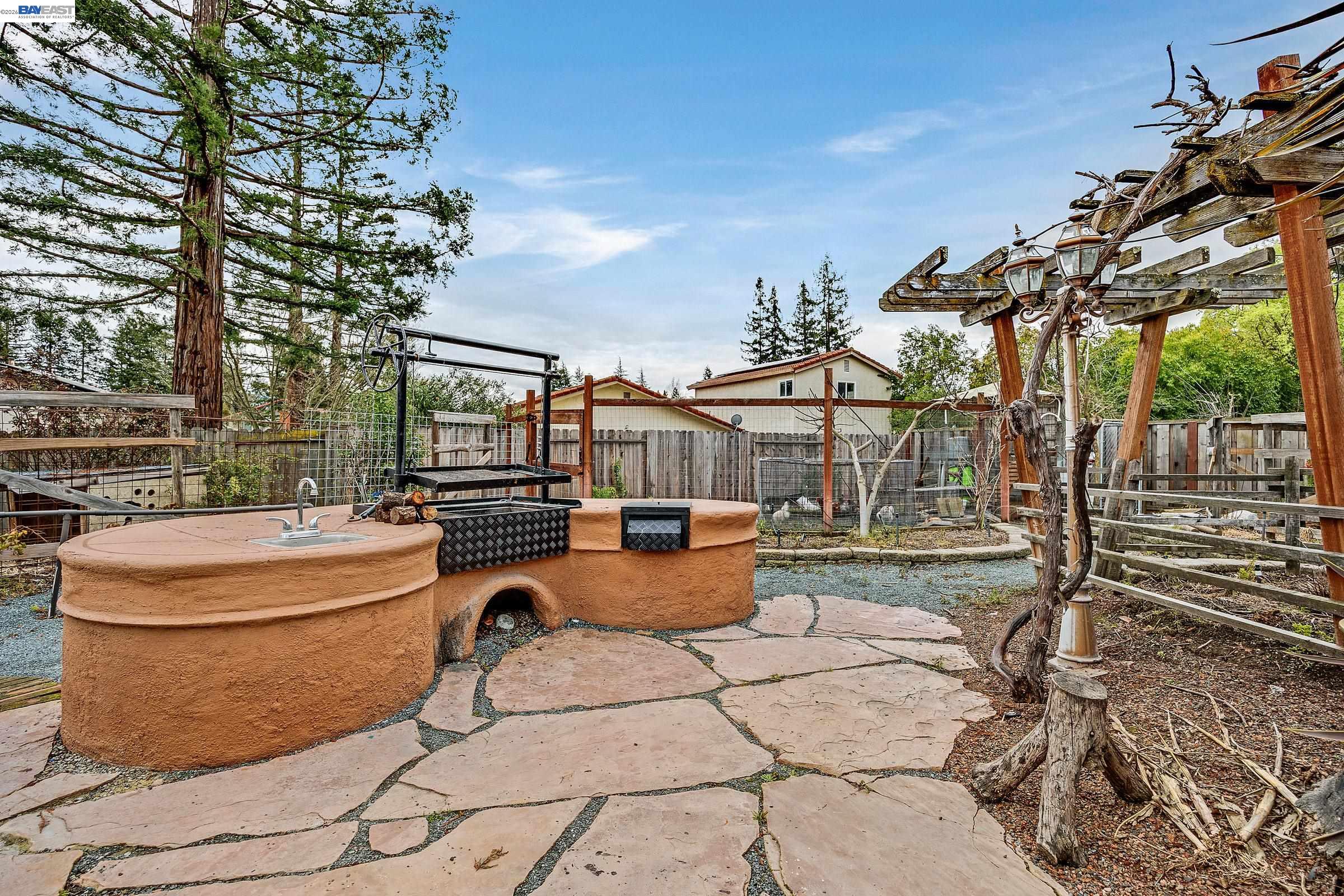 3020 Ascot Drive San Ramon, CA 94583 - Photo 39 of 45 a view of a patio with couches and table under an umbrella